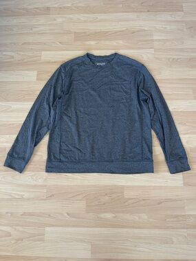 Goodfellow & Co. Men's Long Sleeve Pocket Crew - Charcoal